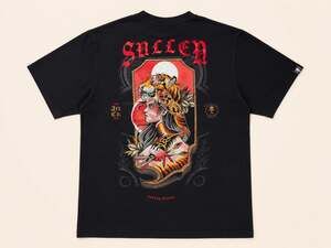 Sullen Art Collective Johnny Domus Tiger Goddess Graphic Tee XL Goth